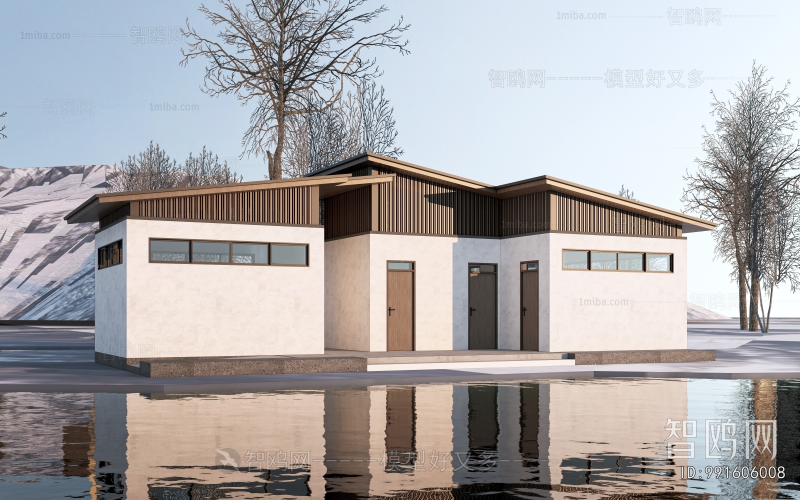 New Chinese Style Public Building