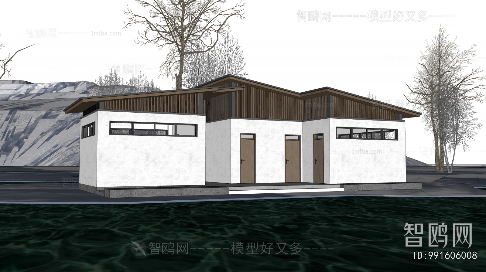 New Chinese Style Public Building