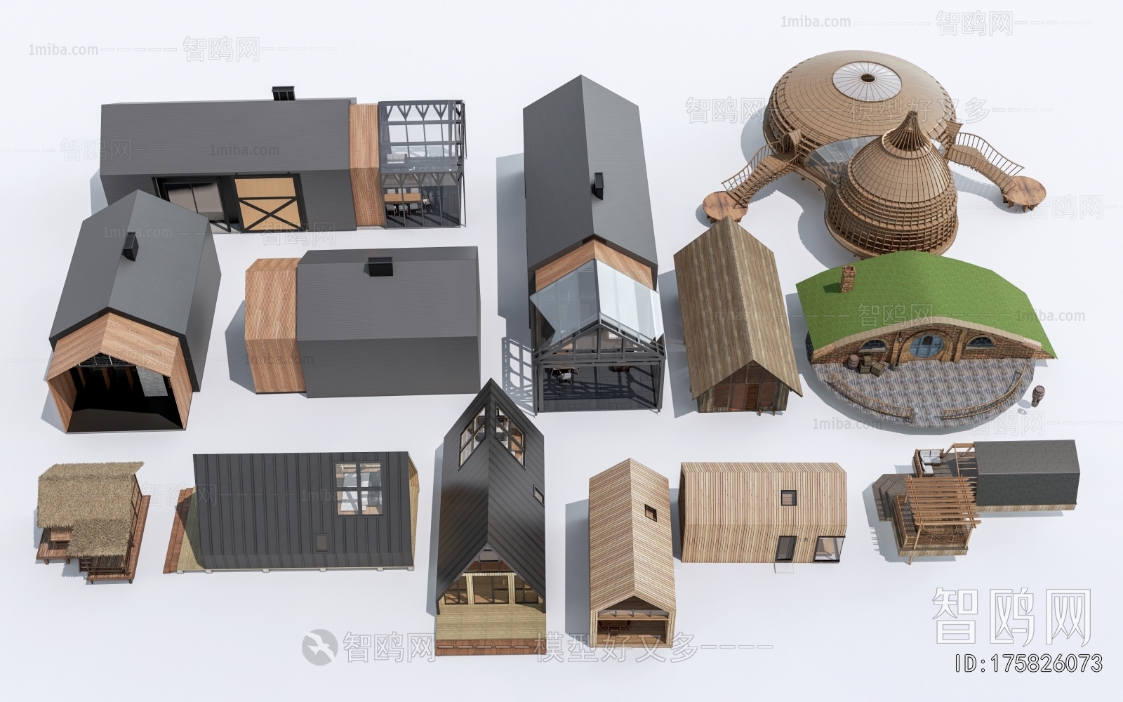 New Chinese Style Appearance Of Commercial Building