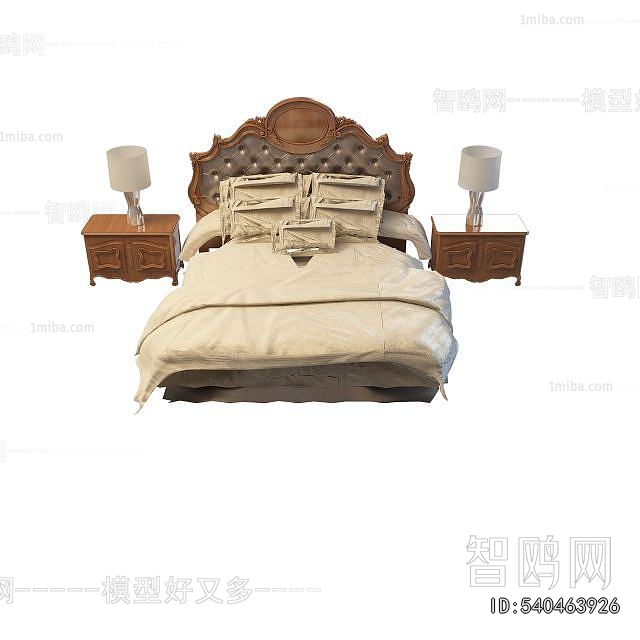 French Style Double Bed