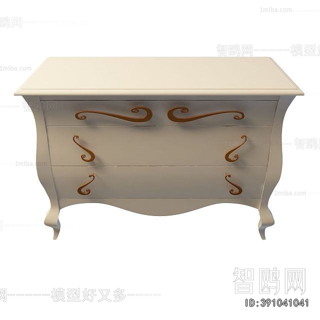 European Style Bedside Cupboard