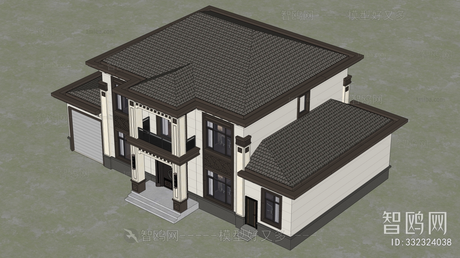 New Chinese Style Detached Villa