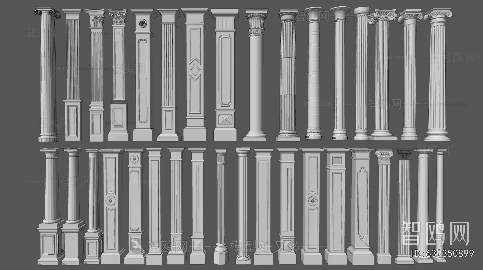 European Style Roman Pillar