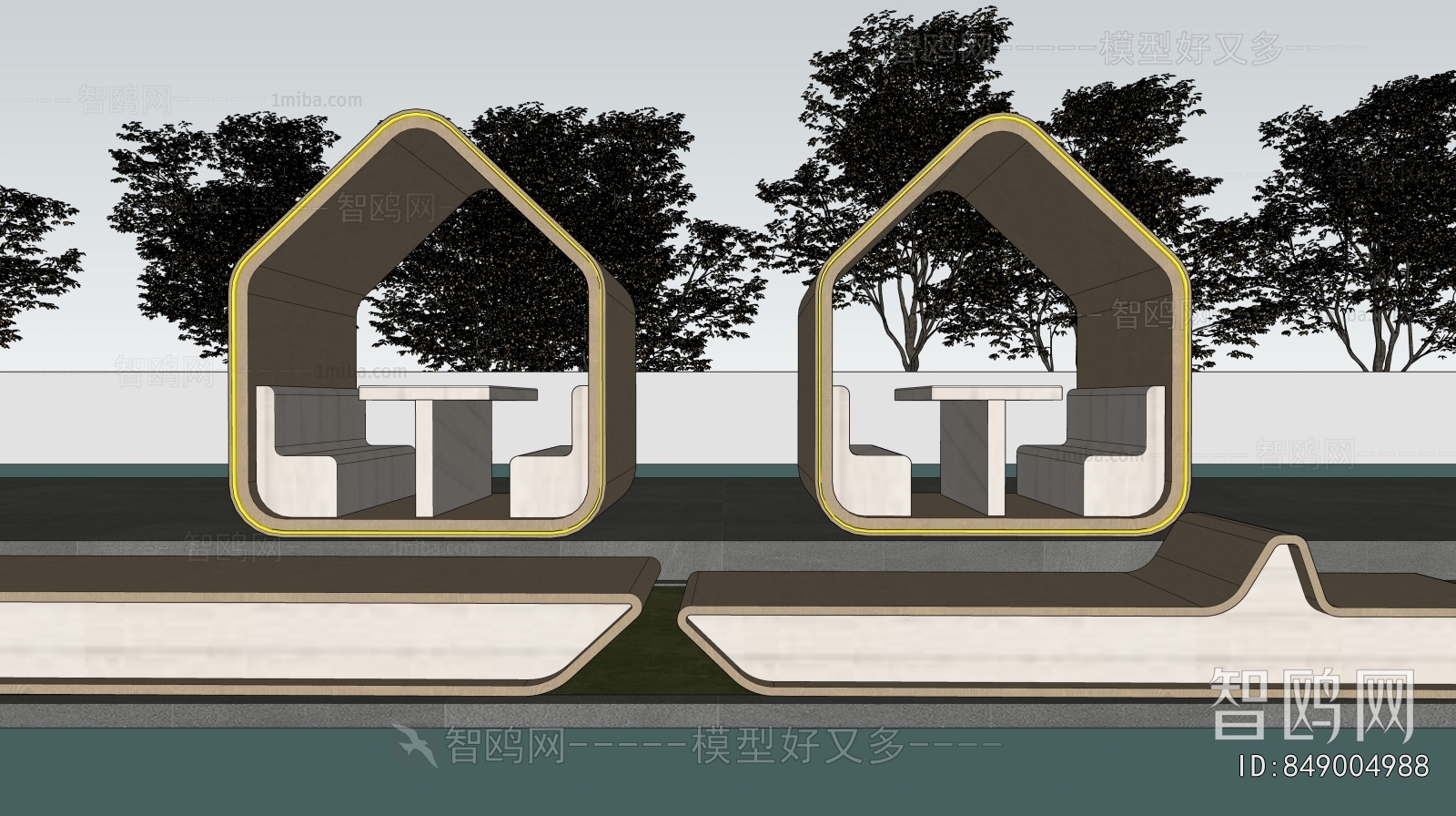 Modern Communal Chair