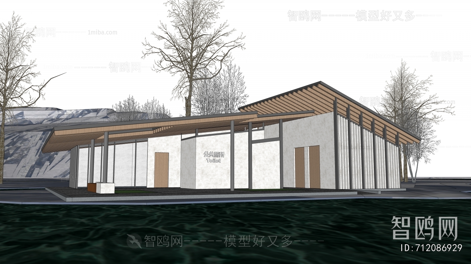 New Chinese Style Public Building