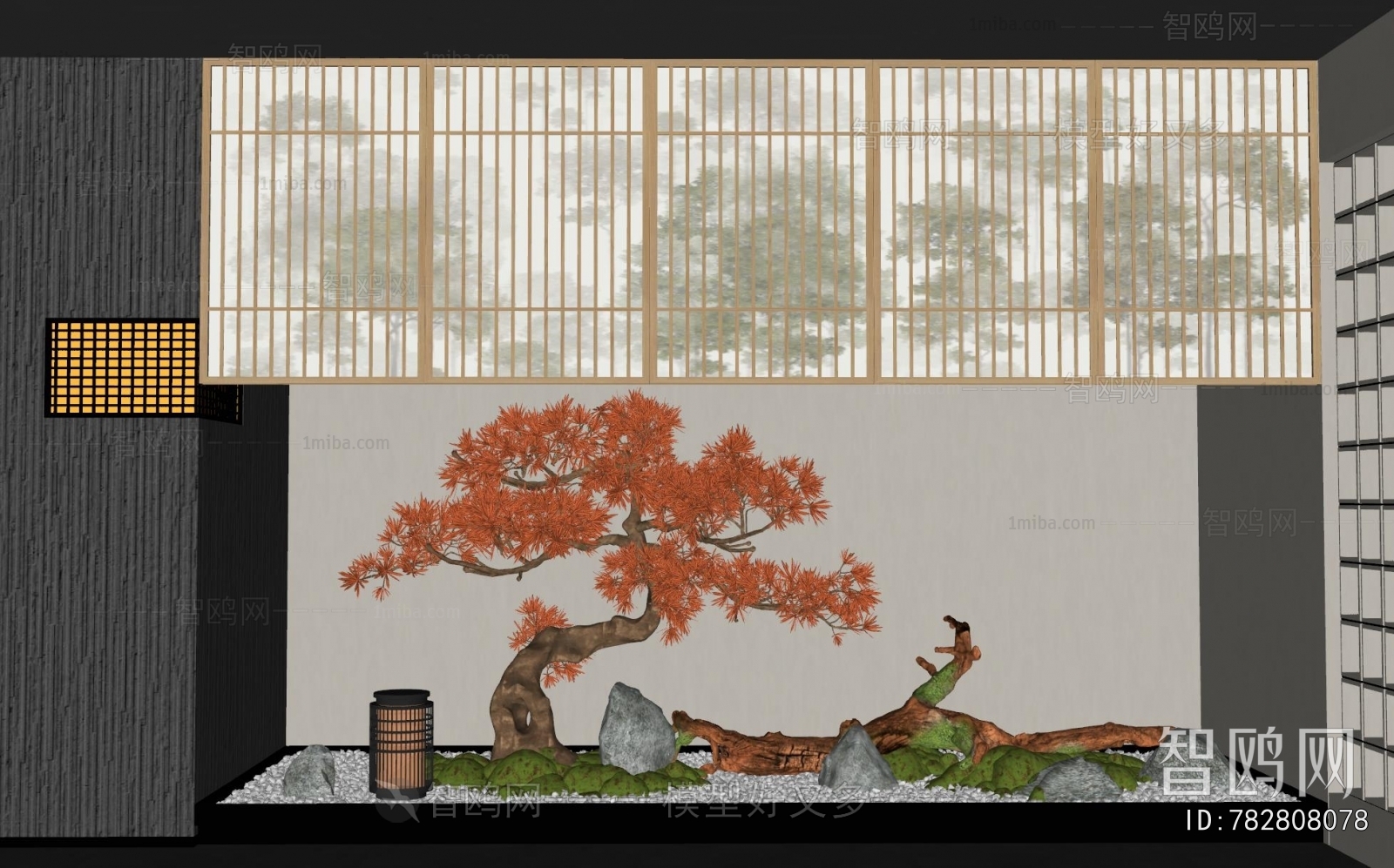 New Chinese Style Plant Landscaping