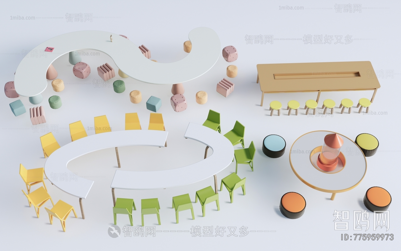 Modern Children's Table/chair