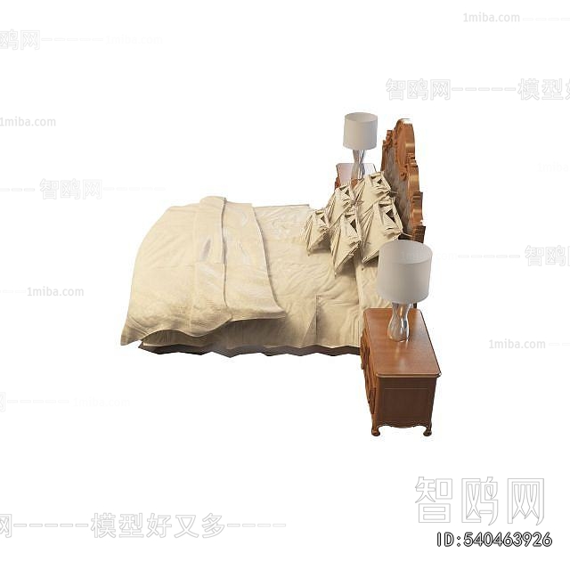 French Style Double Bed