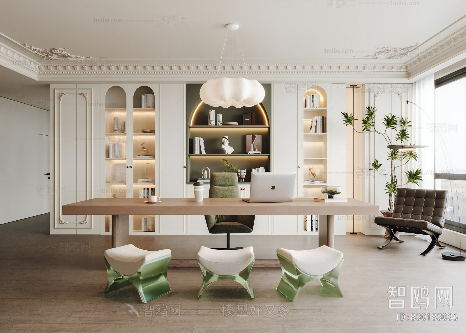 French Style Study Space