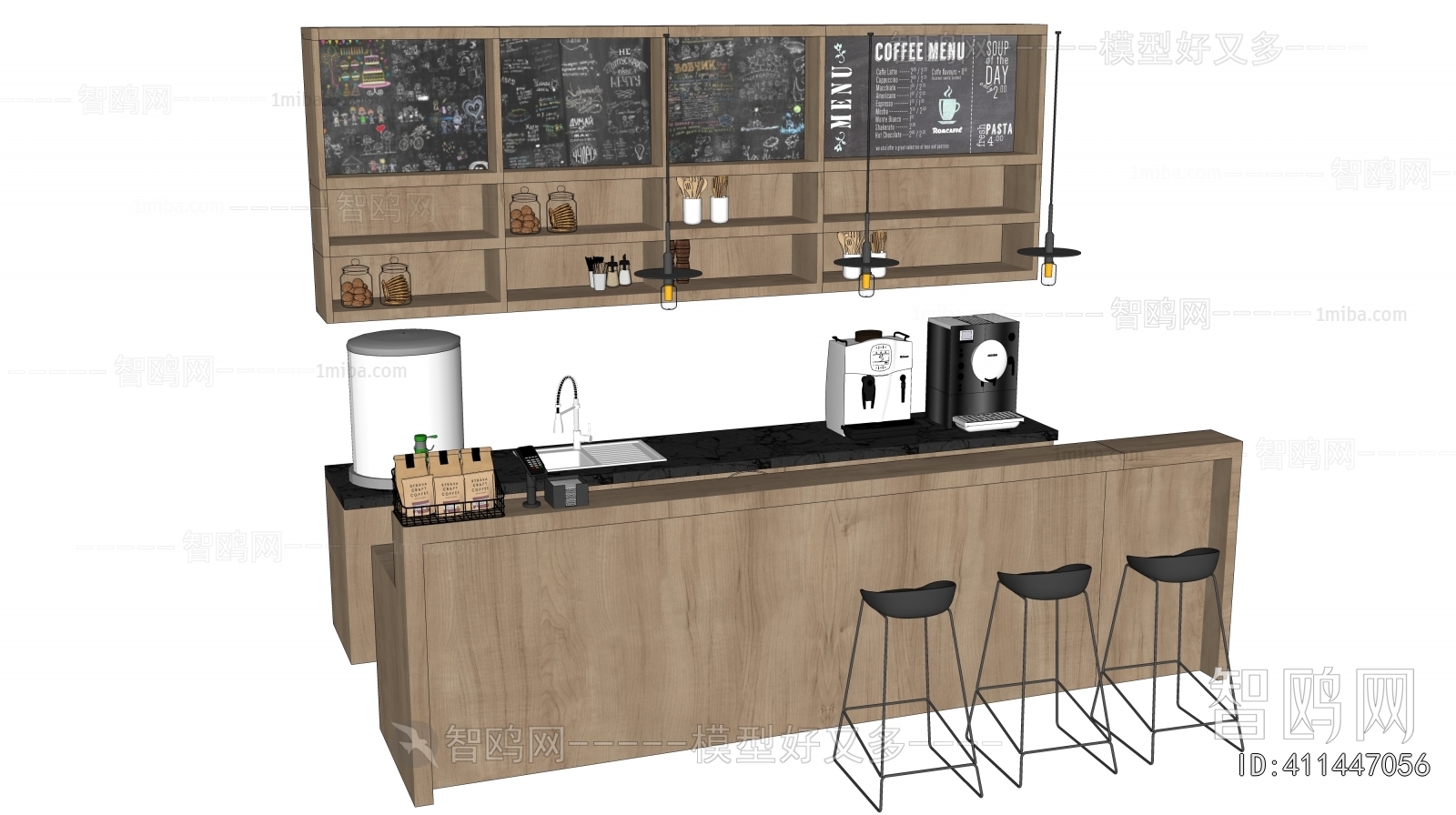 Modern Counter Bar