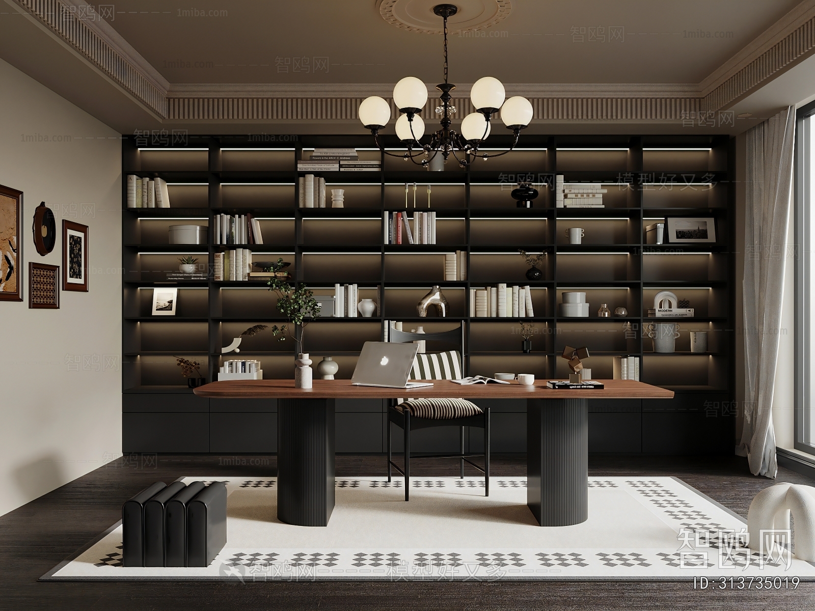 French Style Study Space