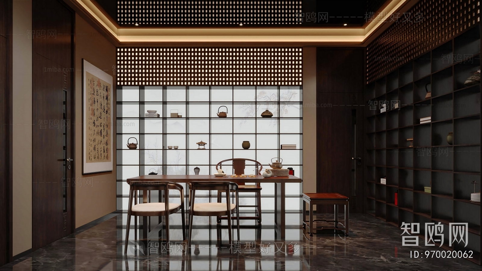 New Chinese Style Teahouse Tea House