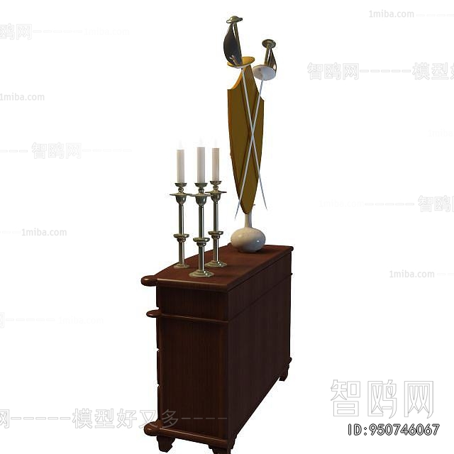 European Style Side Cabinet