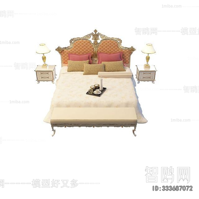French Style Double Bed