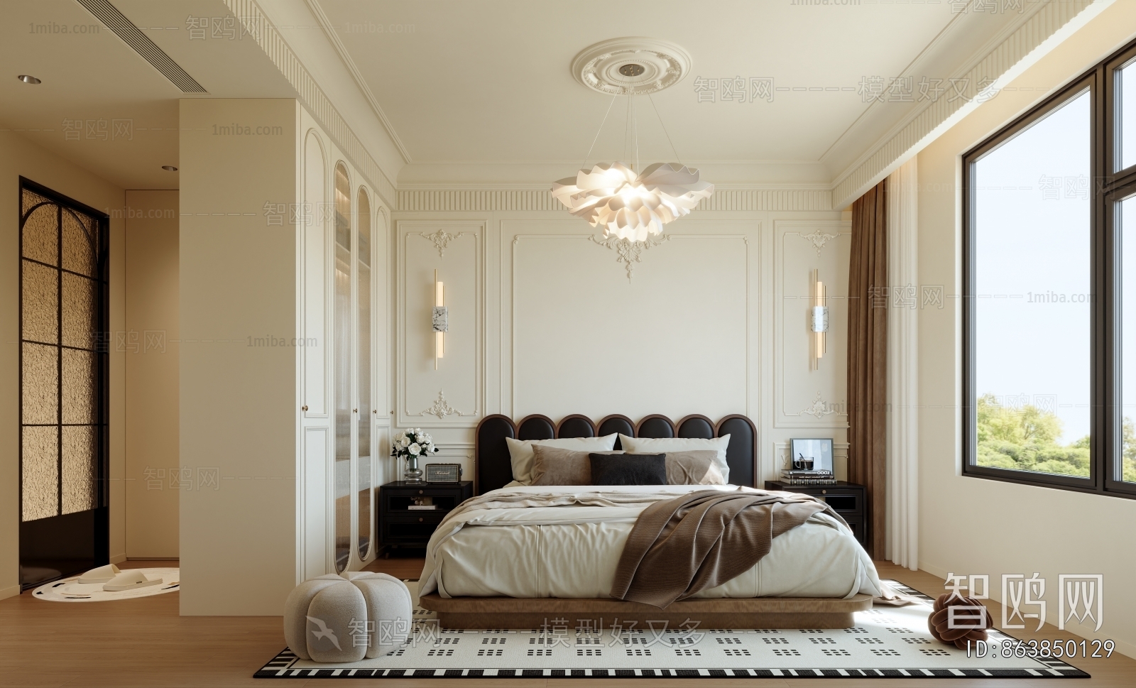 American Style Bedroom