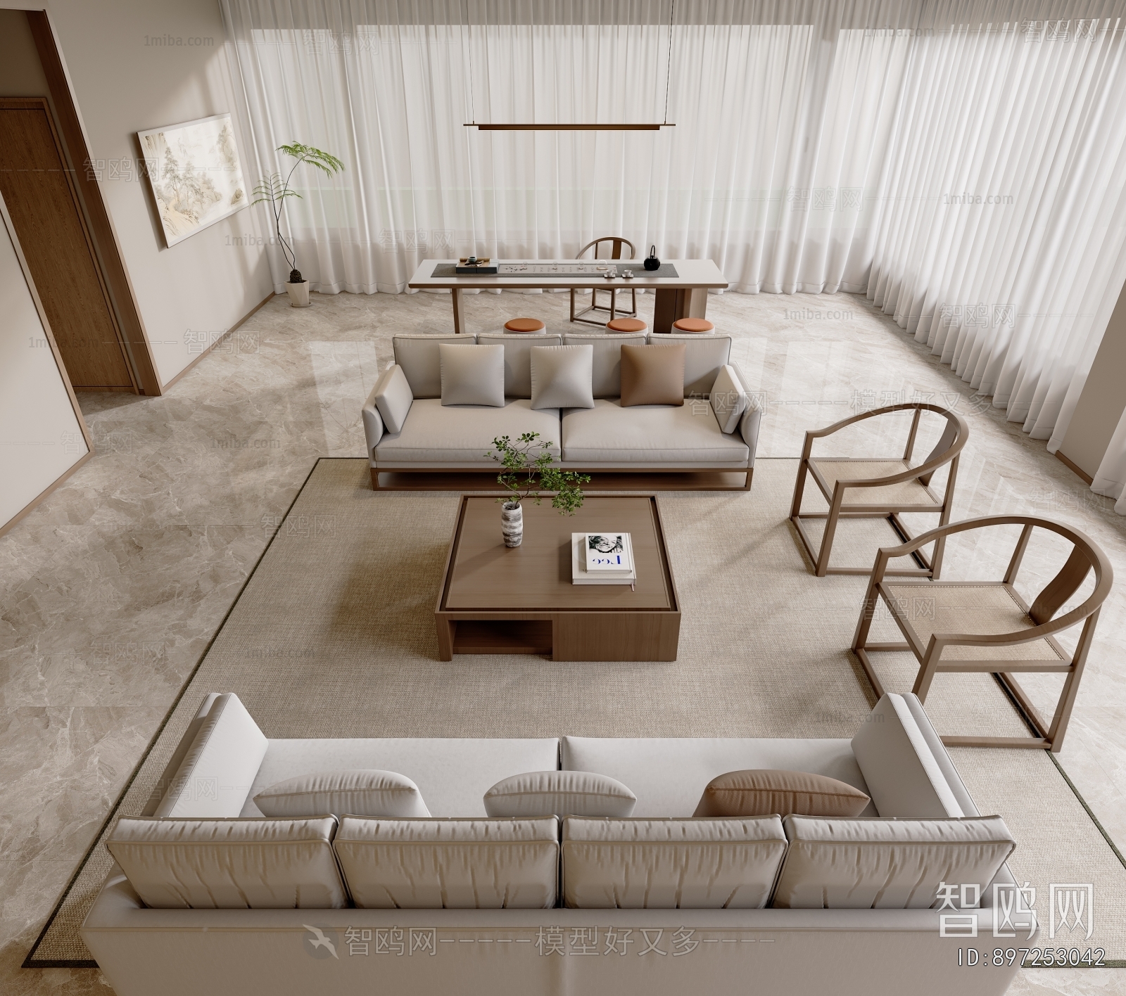 New Chinese Style Manager's Office