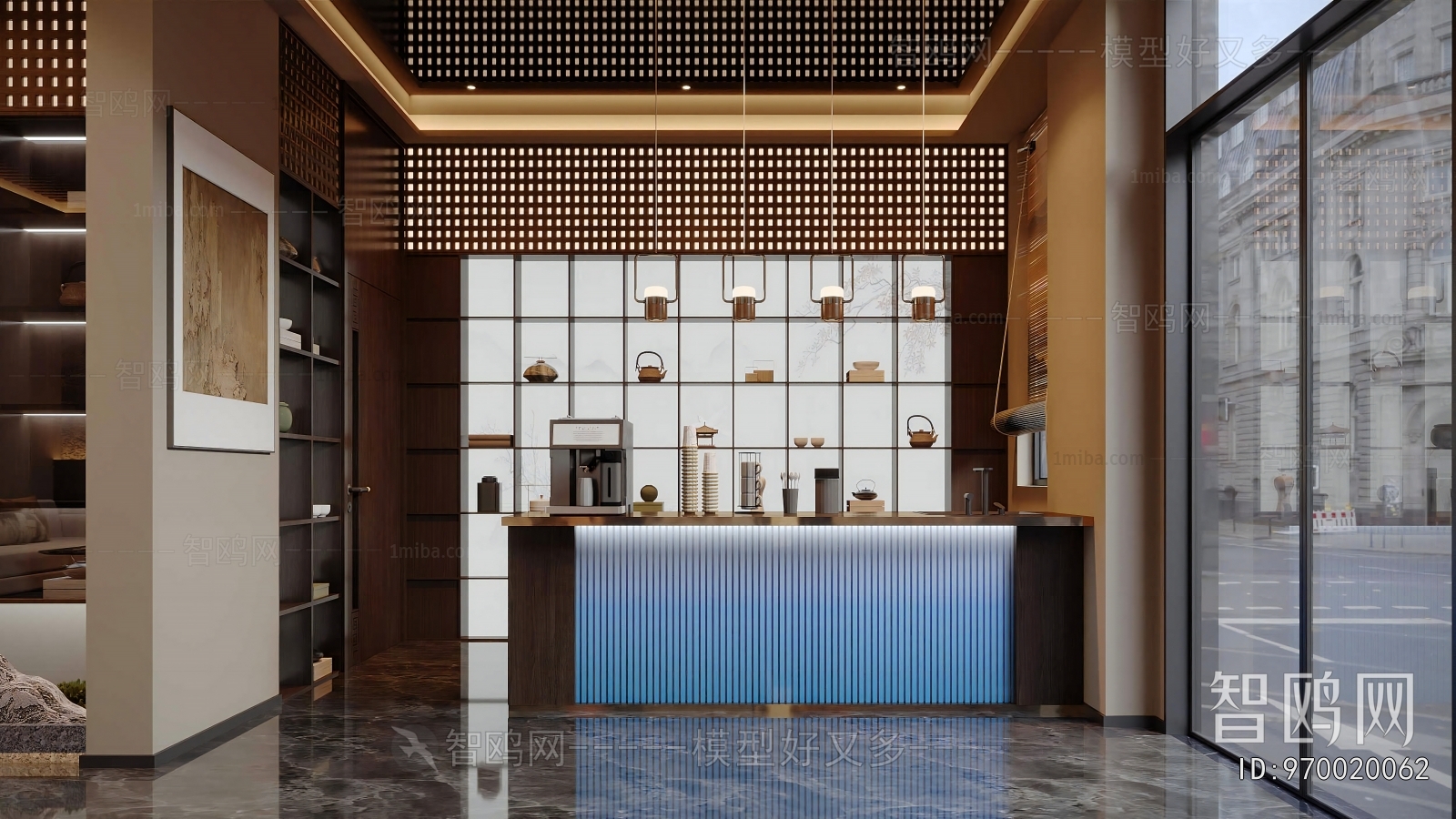 New Chinese Style Teahouse Tea House