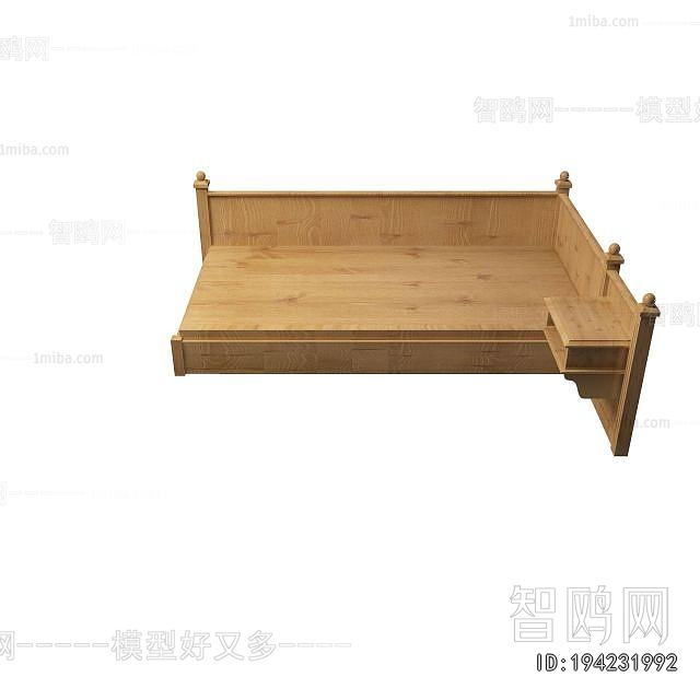 New Chinese Style Tatami Bed