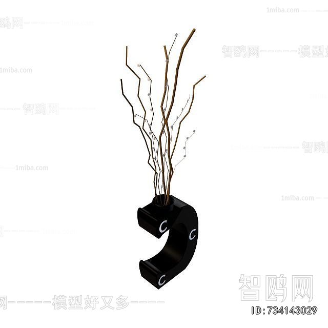Modern Dried Branch