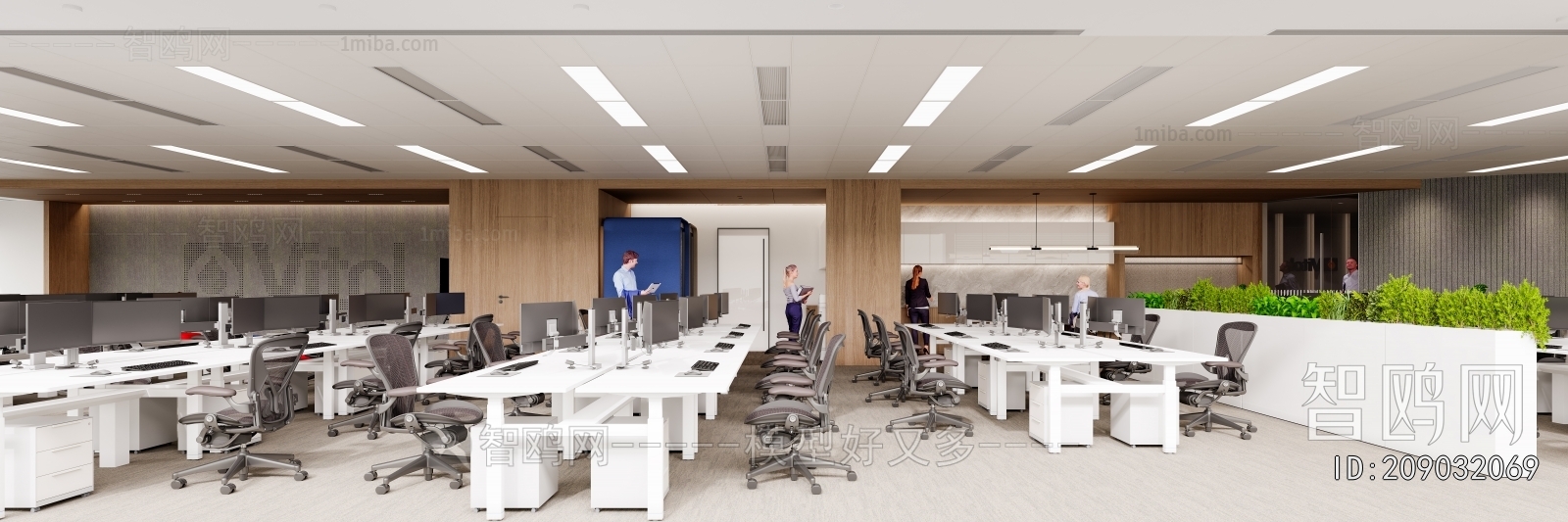 Modern Office Reception Desk