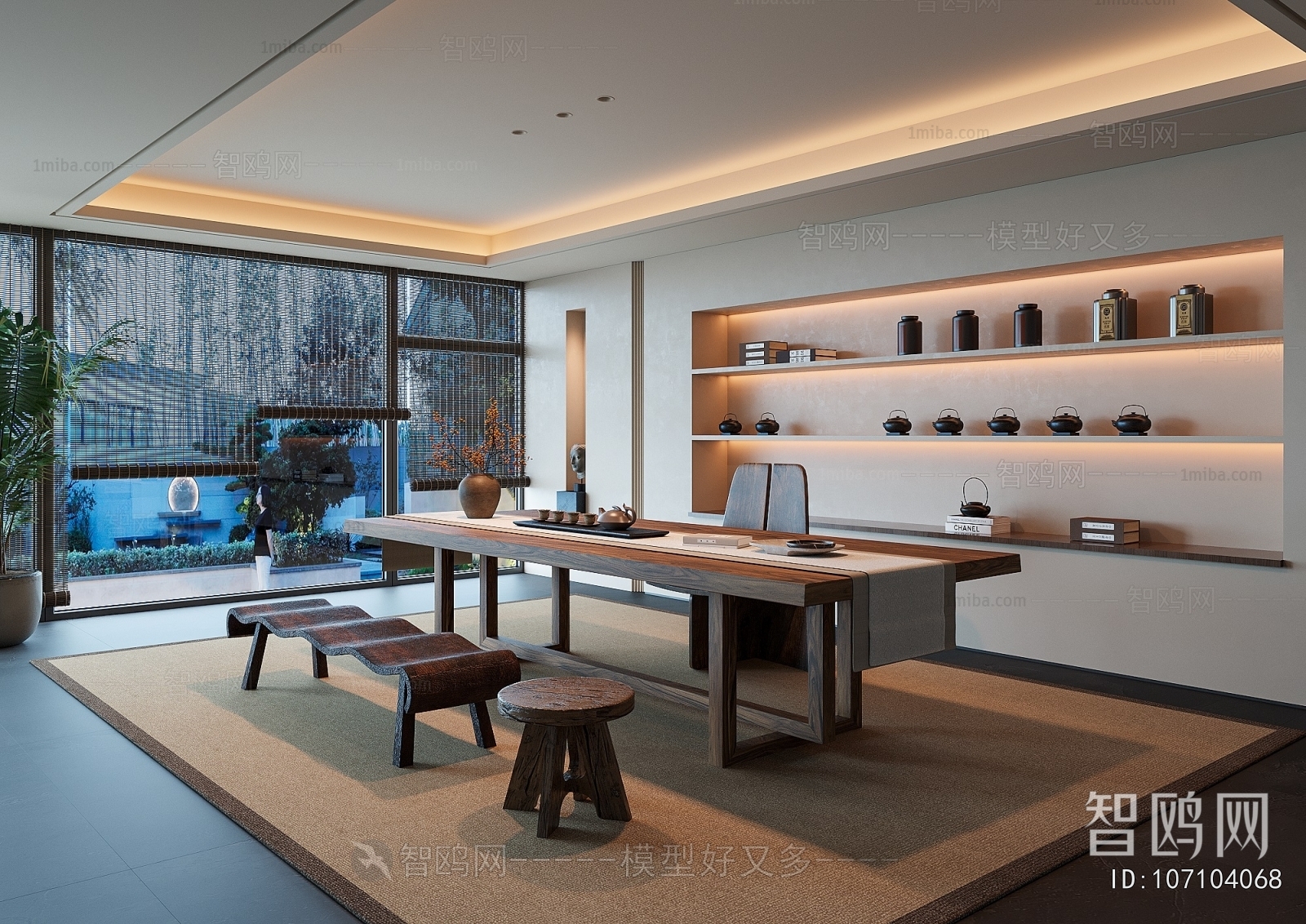 Wabi-sabi Style Tea House