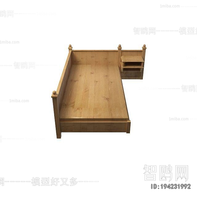 New Chinese Style Tatami Bed