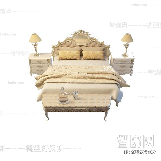 French Style Double Bed
