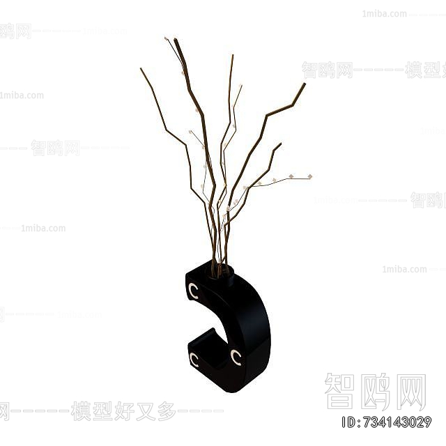 Modern Dried Branch