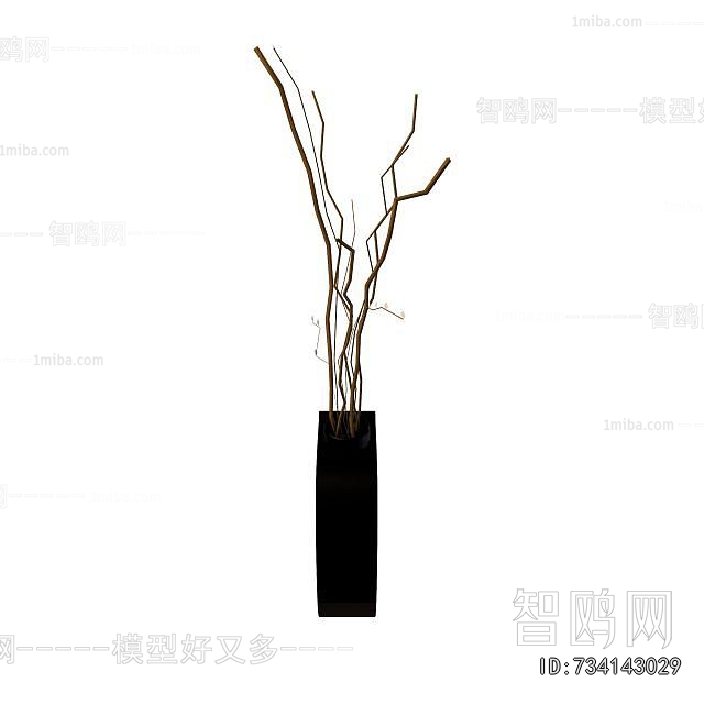 Modern Dried Branch