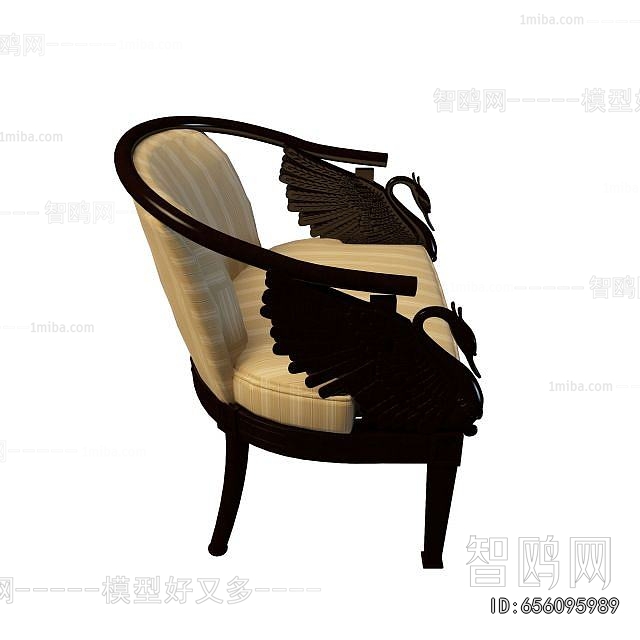 Simple European Style Lounge Chair