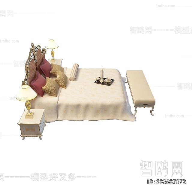 French Style Double Bed