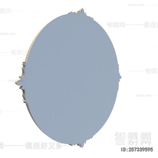 European Style Plaster Carved Top Plate