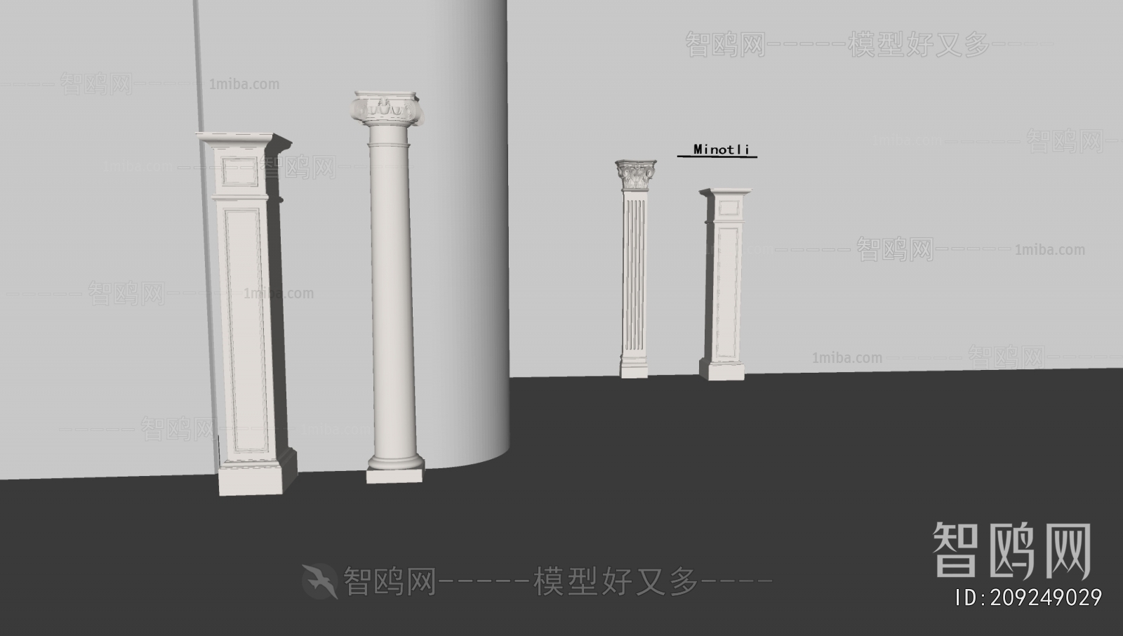 European Style Roman Pillar