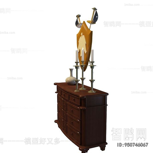 European Style Side Cabinet