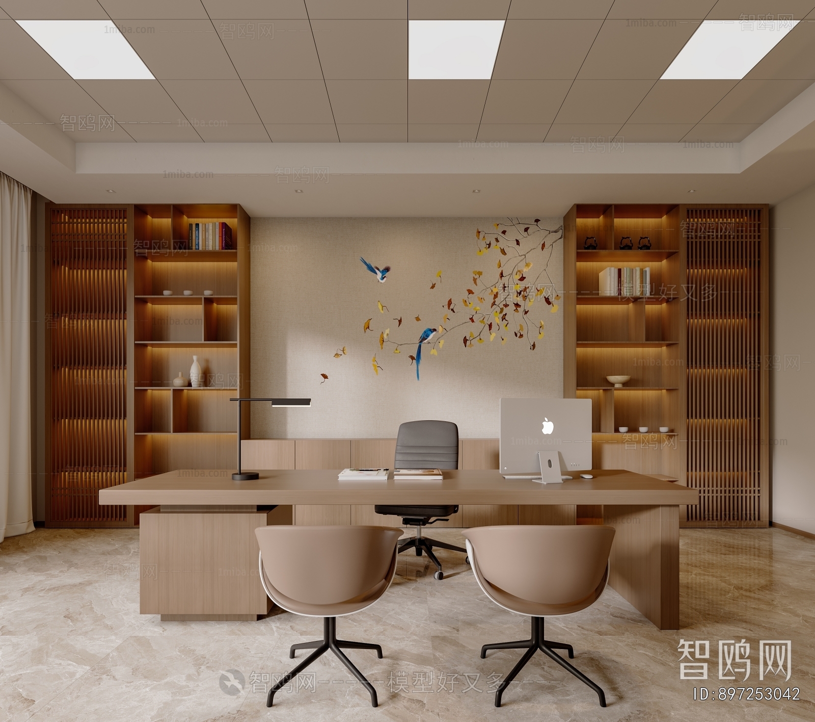 New Chinese Style Manager's Office