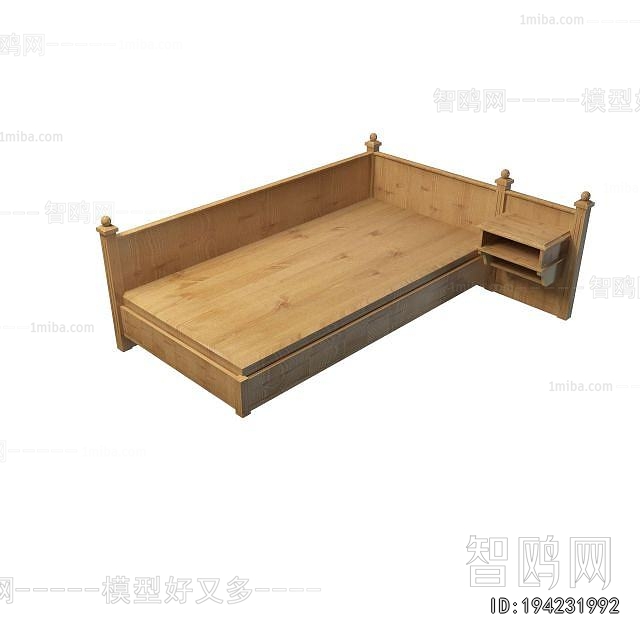 New Chinese Style Tatami Bed
