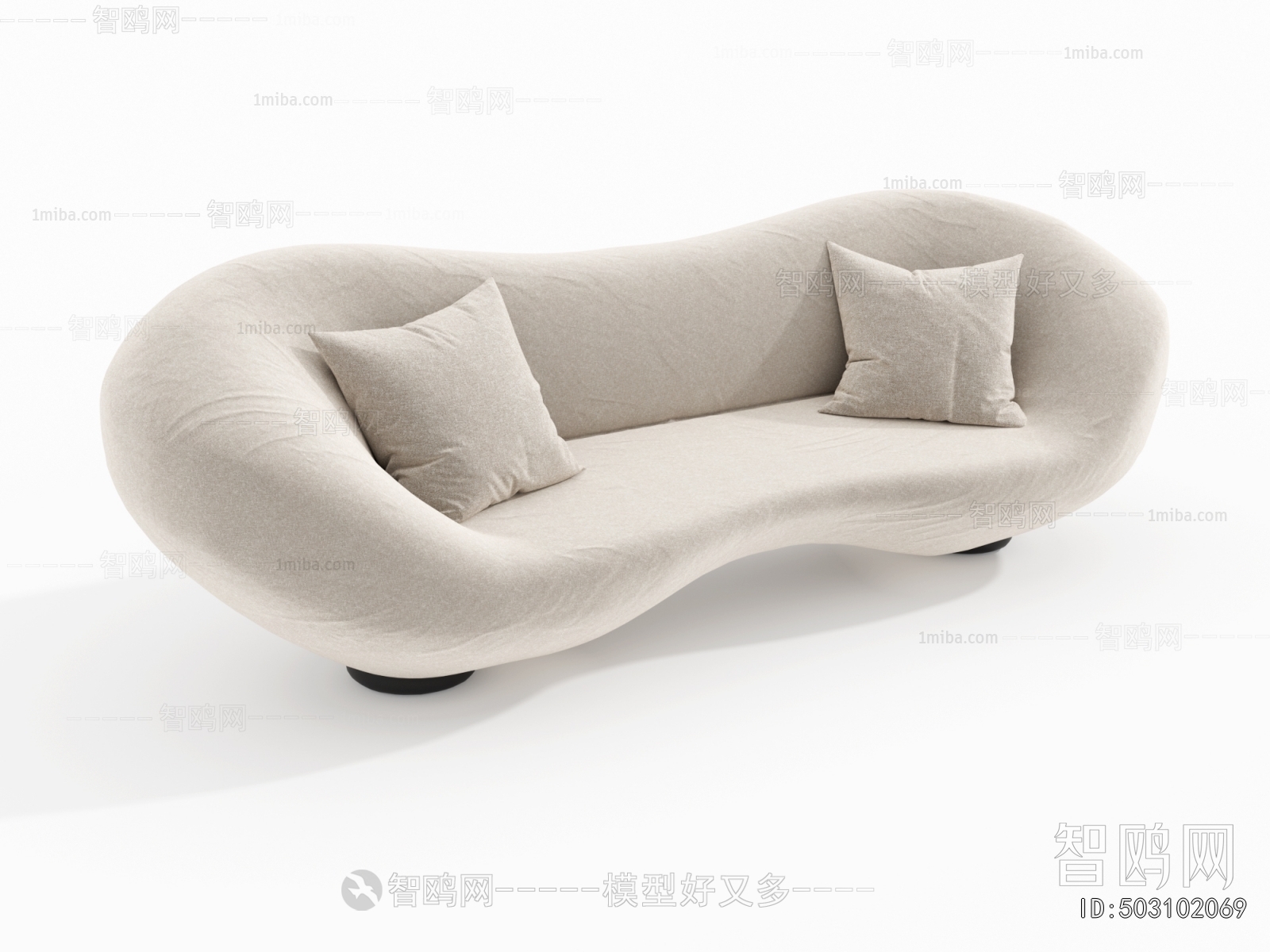 Modern Curved Sofa