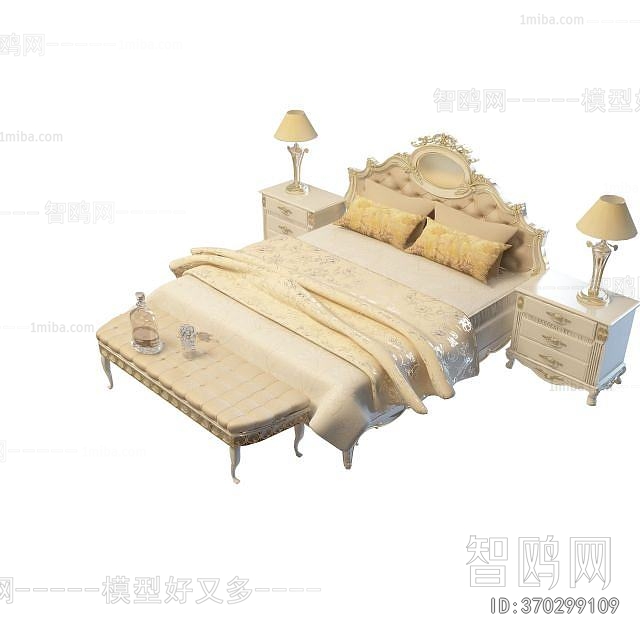 French Style Double Bed