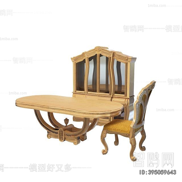 European Style Classical Style Dining Table And Chairs