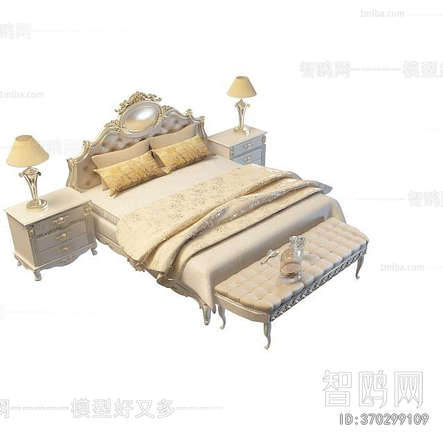 French Style Double Bed