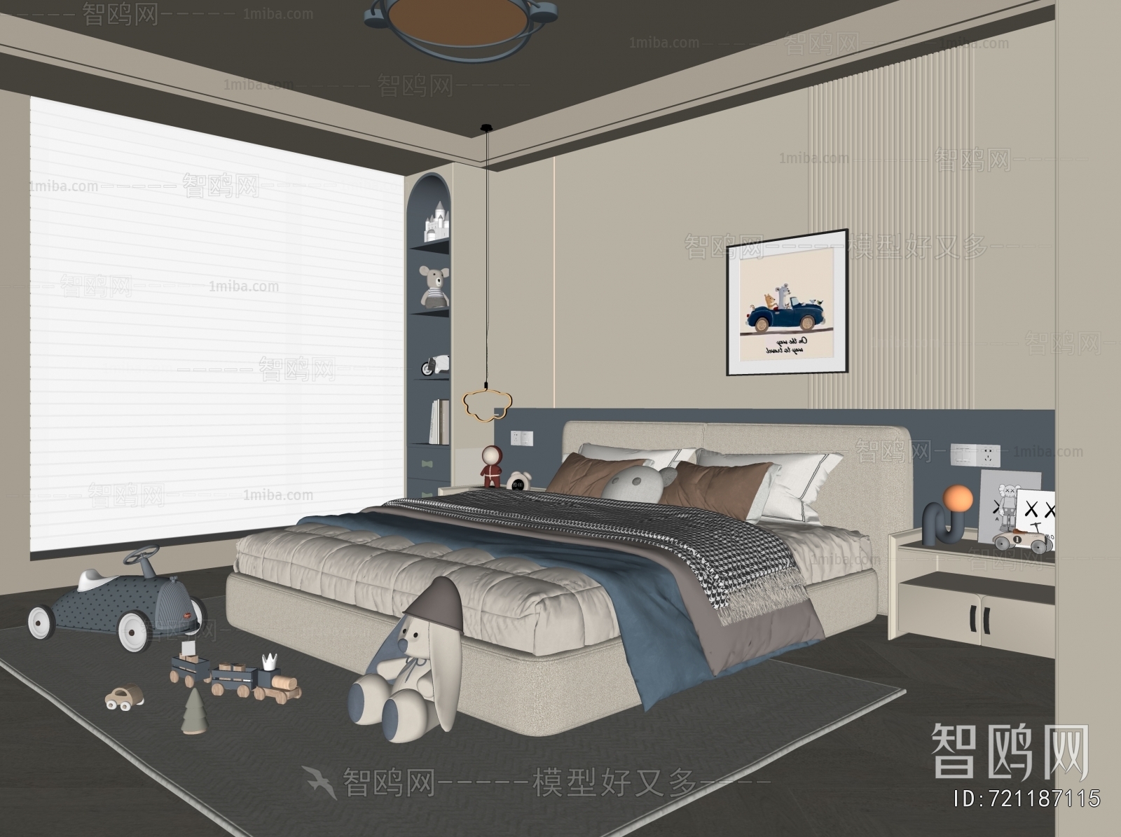 Modern Boy's Room And Son's Room