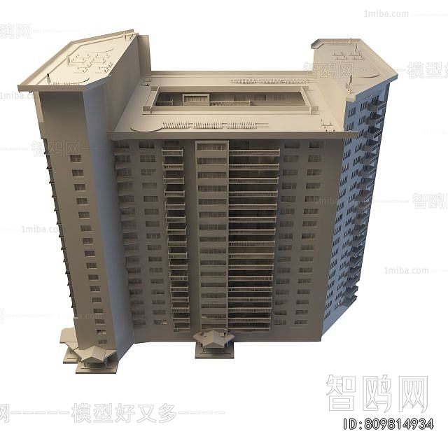 Simple European Style Residential Building