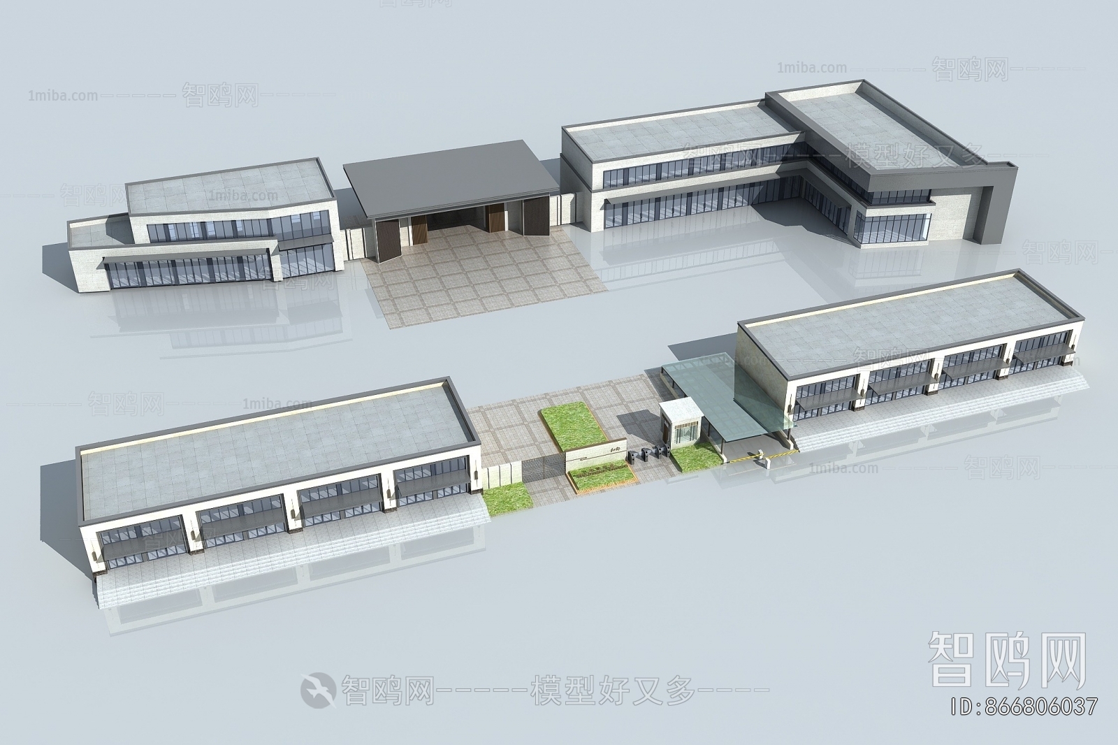 Modern Appearance Of Commercial Building