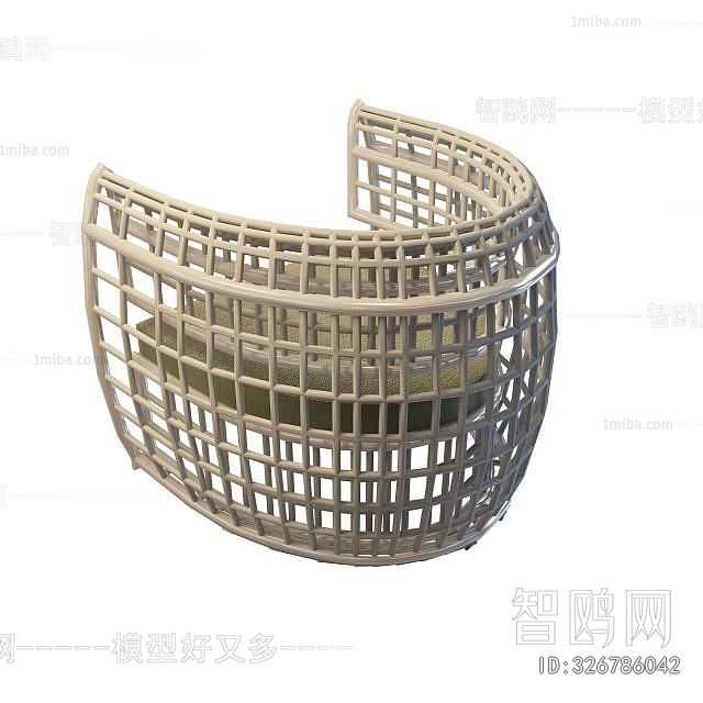 Mediterranean Style Lounge Chair