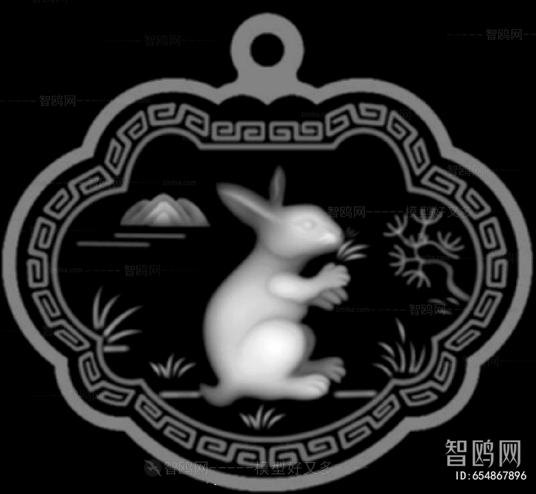黑白灰度凹凸图