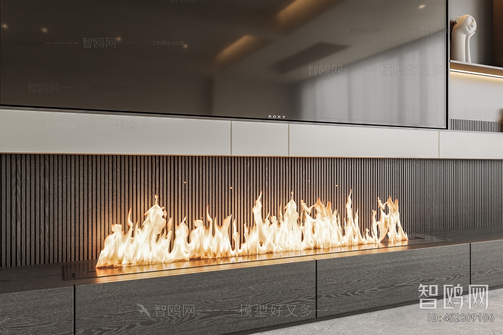 Modern Electronic Fireplace