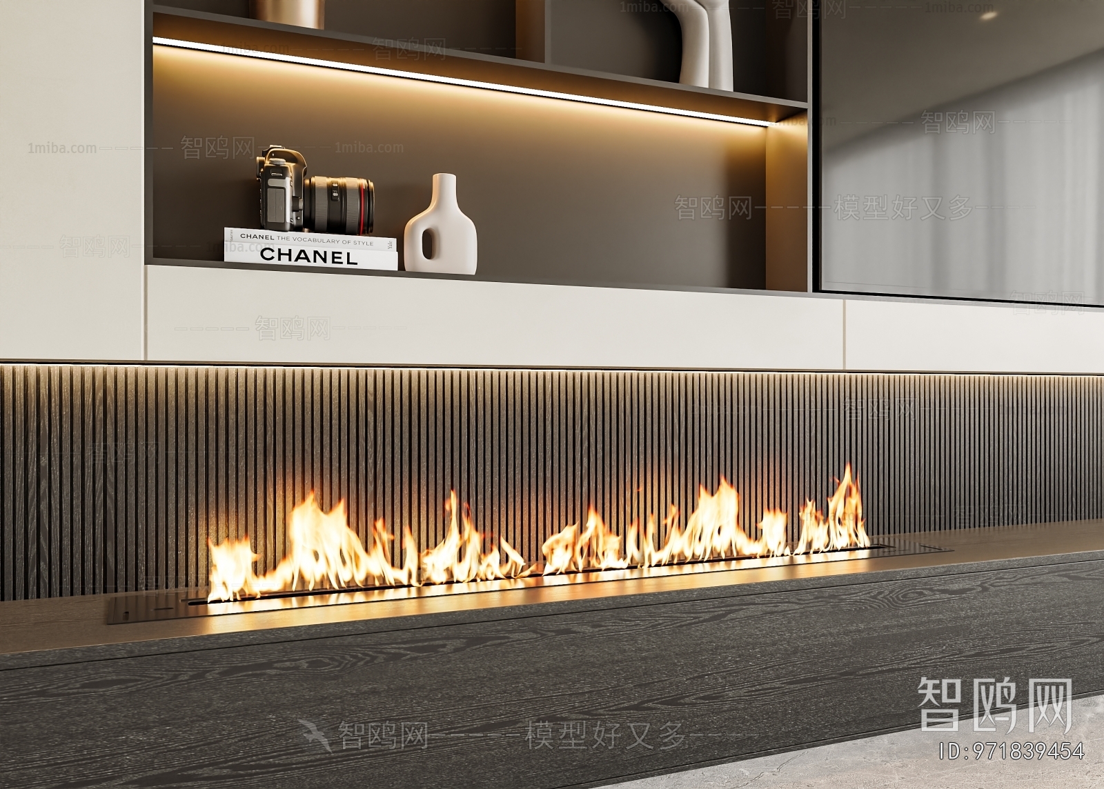 Modern Electronic Fireplace