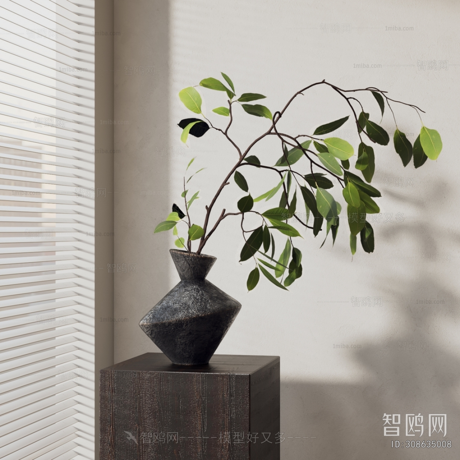 Modern Aquatic Green Plant