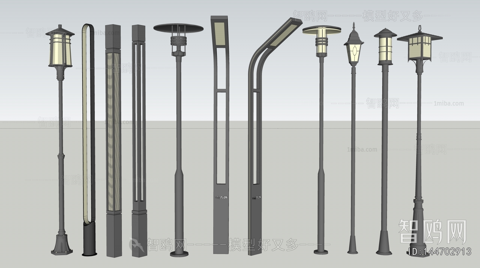 New Chinese Style Outdoor Light