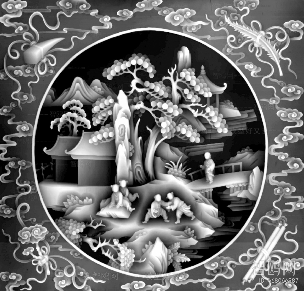 Bump Black And White